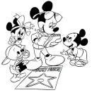 Mickey Mouse kleurplaat 22